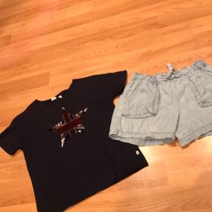 Gap Kids shirt and short set
